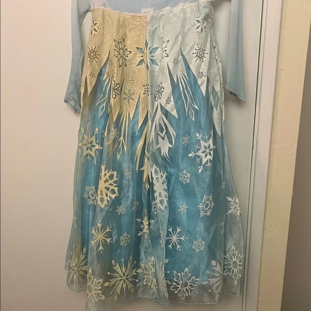 Disney Frozen Blue and Silver Costume Dress Childs size 7/8